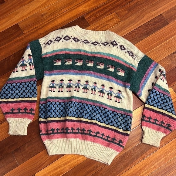 ⭐️ Hand Made in Ecuador 100% Alpaca Wool Cardigan XL - Picture 4 of 6